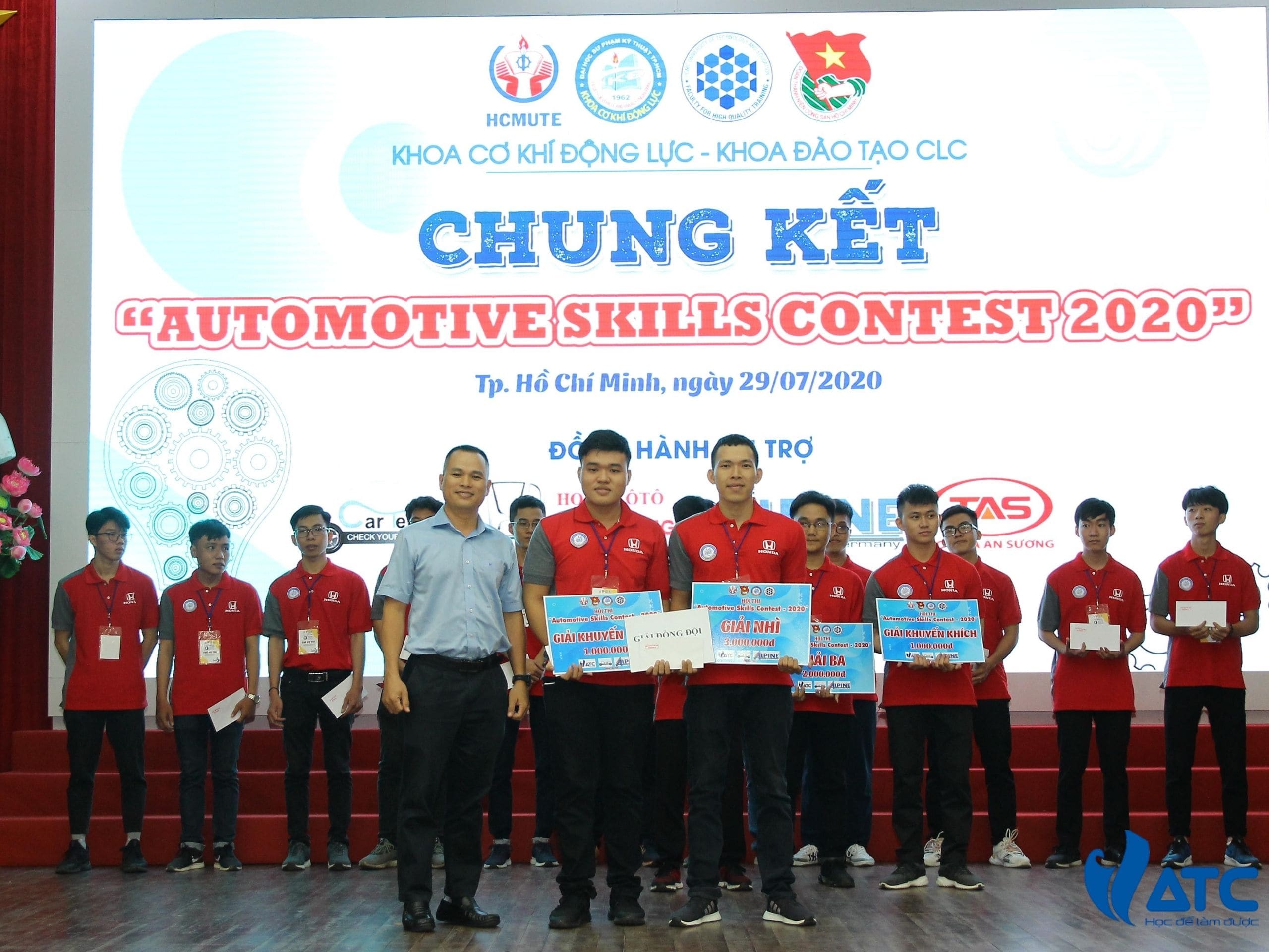 Quán quân của HỘI THI "AUTOMOTIVE SKILLS CONTEST 2020"