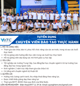 Tuyển dụng chuyên viên đào tạo thực hành