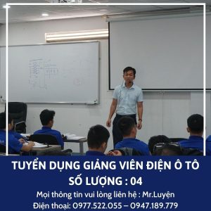 Tuyển dụng giảng viên sửa chữa điện ô tô