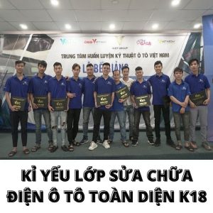 Kỉ yếu lớp sửa chữa điện ô tô toàn diện k18