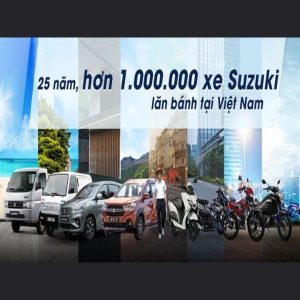 Suzuki cán mốc 1 triêu xe sau 25 năm