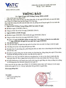 Thông báo lịch nghỉ lễ Giỗ Tổ Hùng Vương 30-4 và 01-05