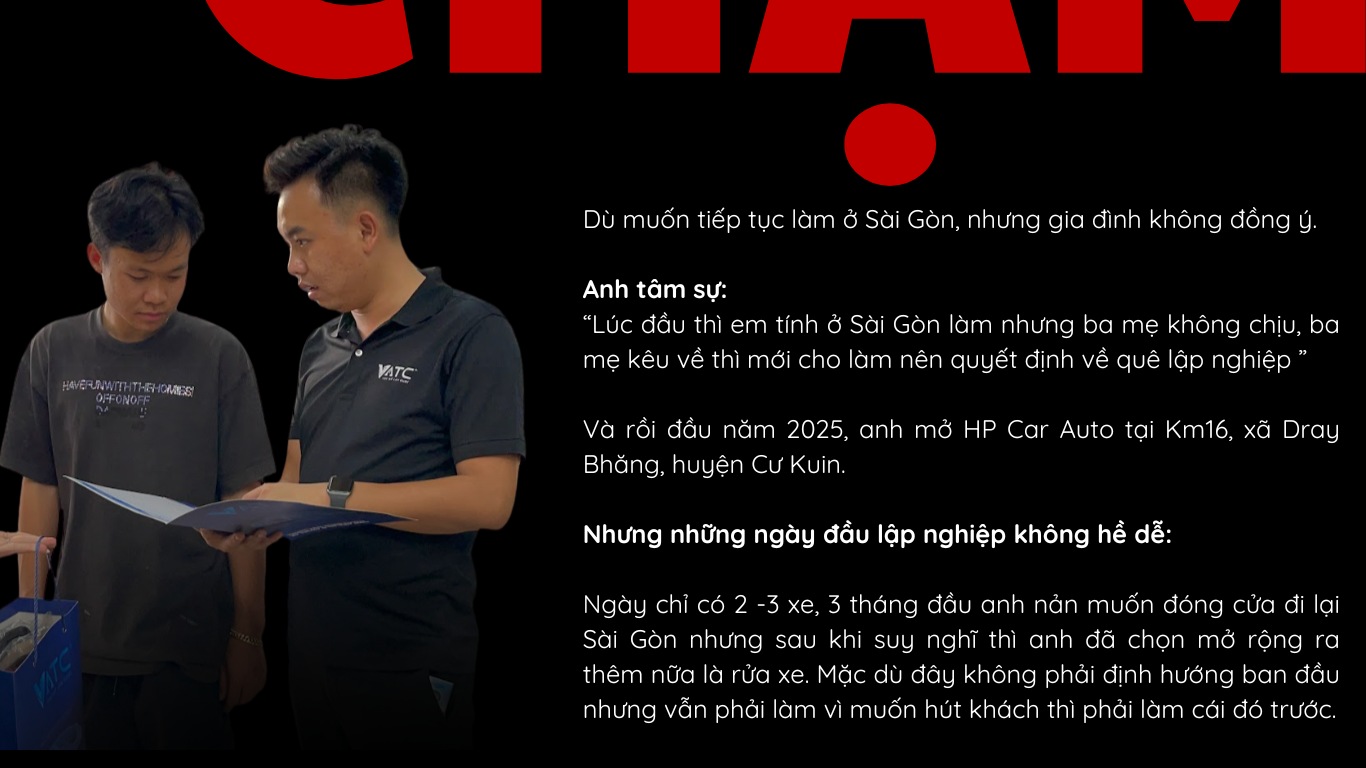 10 cựu học viên vatc anh Phạm Duy Hải - gara Hp car auto