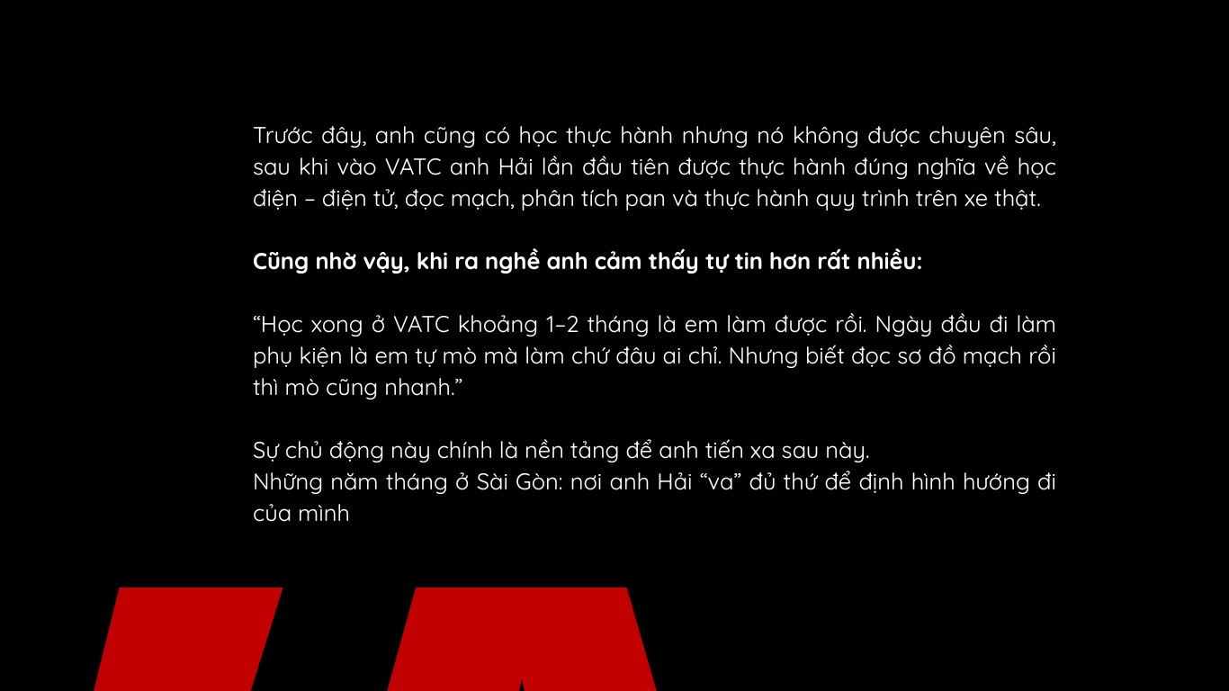 6 cựu học viên vatc anh Phạm Duy Hải - gara Hp car auto