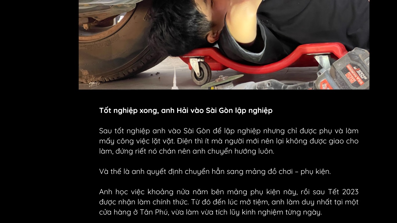 8 cựu học viên vatc anh Phạm Duy Hải - gara Hp car auto